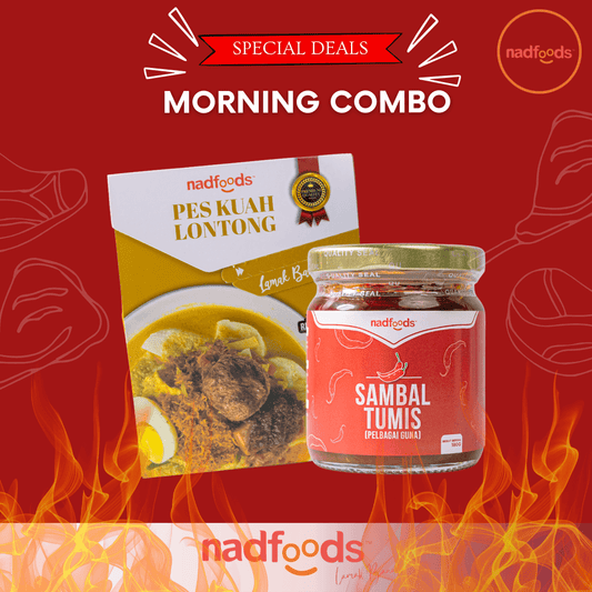 Pes Kuah Lontong dan Sambal Tumis Nadfoods