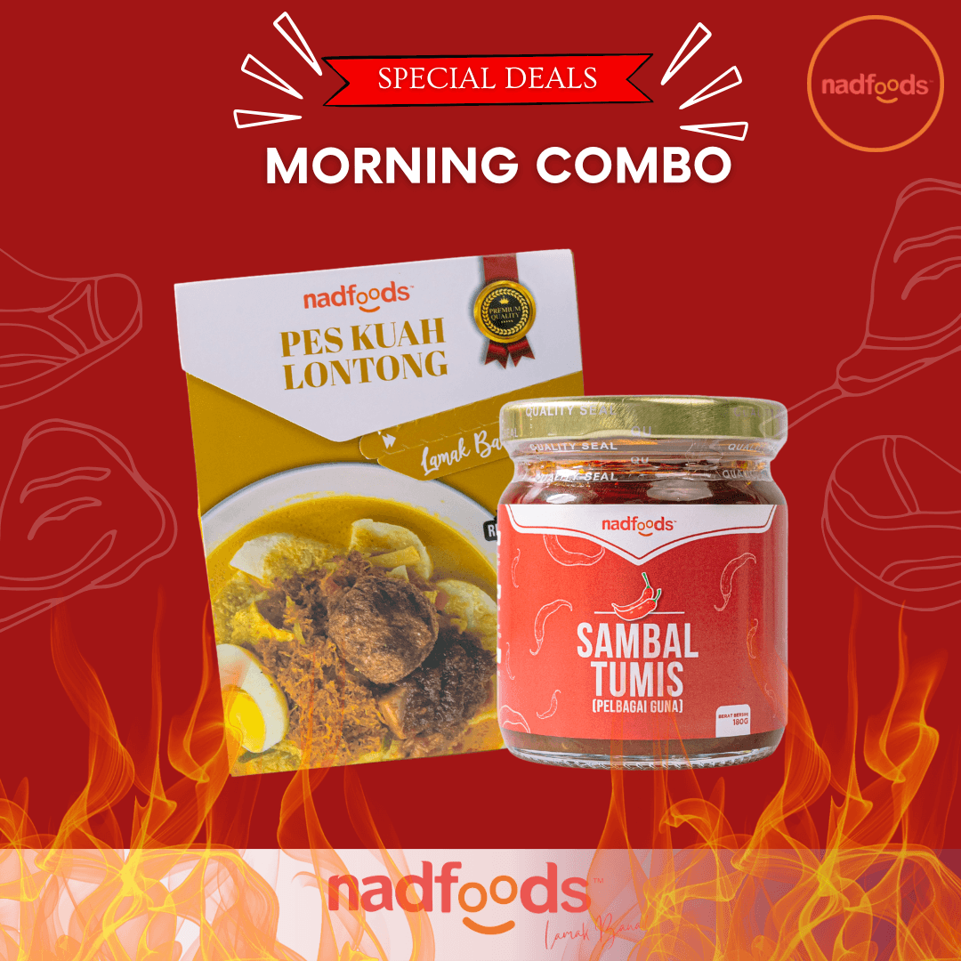 Pes Kuah Lontong dan Sambal Tumis Nadfoods